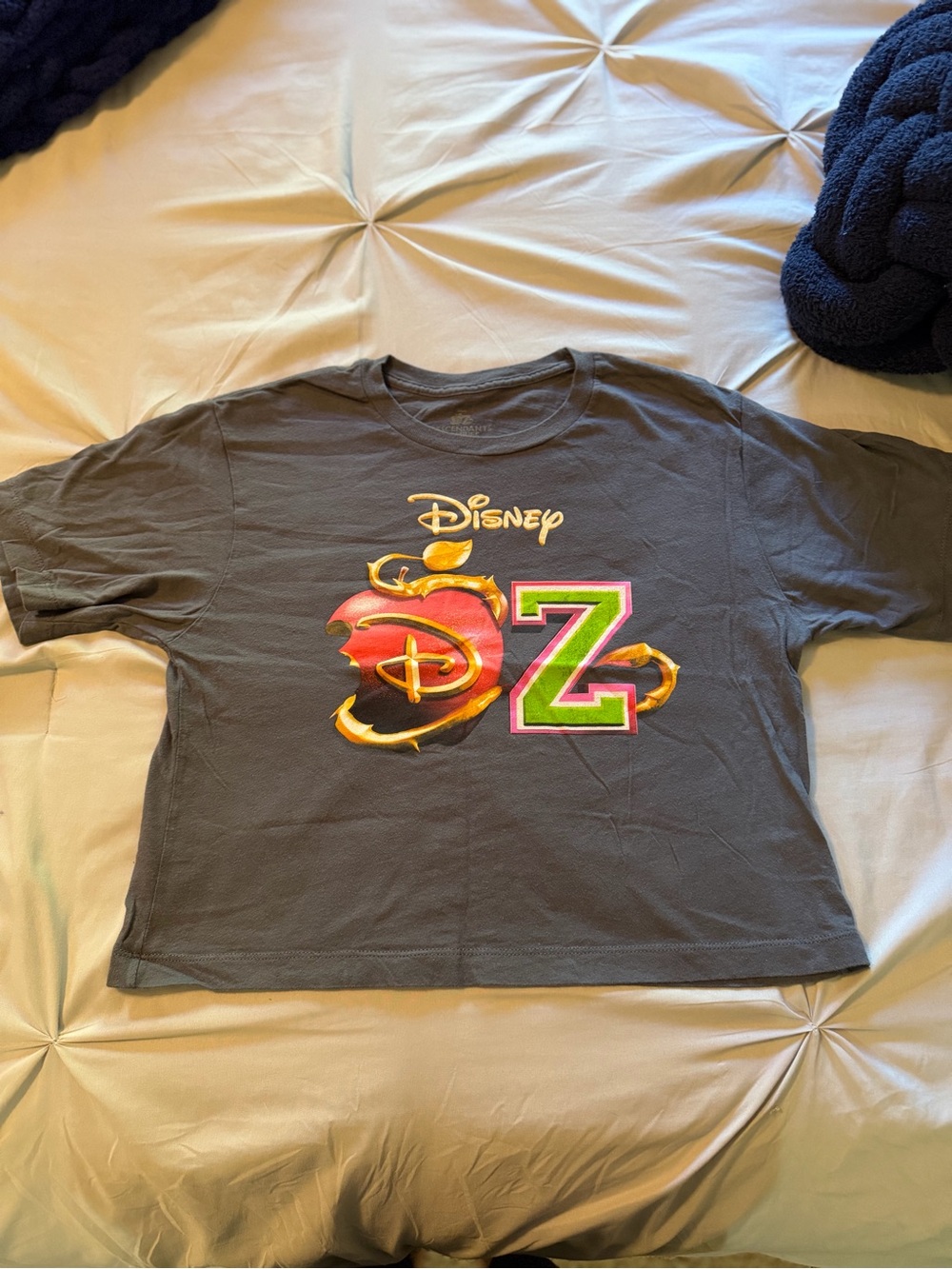 Disney women’s  descendants and zombies world collide crop top